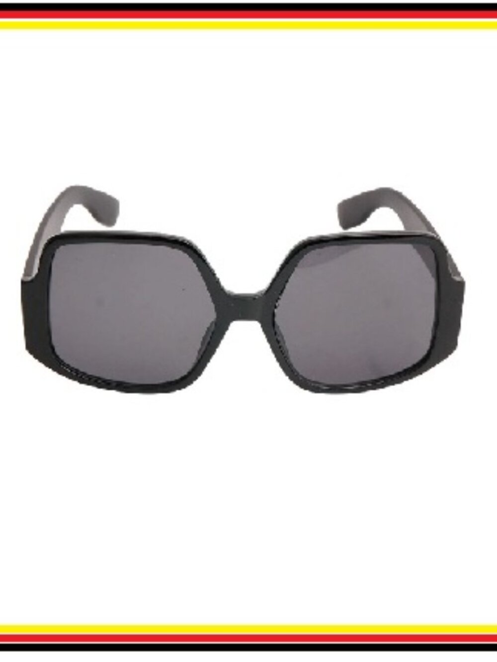 Adaora Retro Black Square Celine Style Sunglasses | One Size